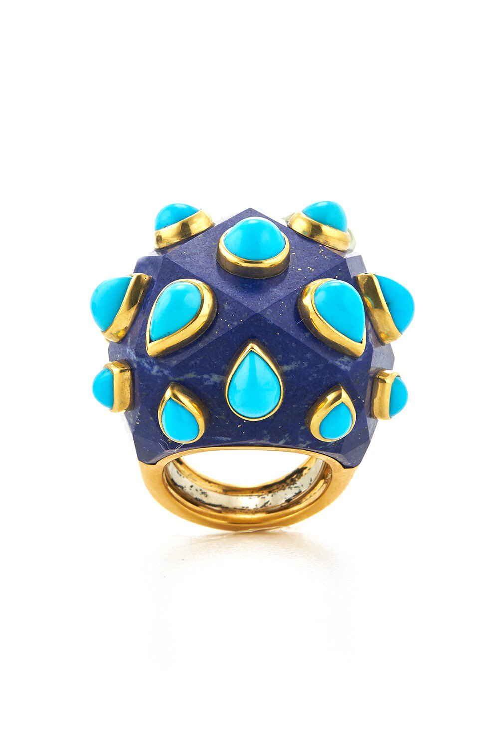 DAVID WEBB-Sputnik Ring-YELLOW GOLD