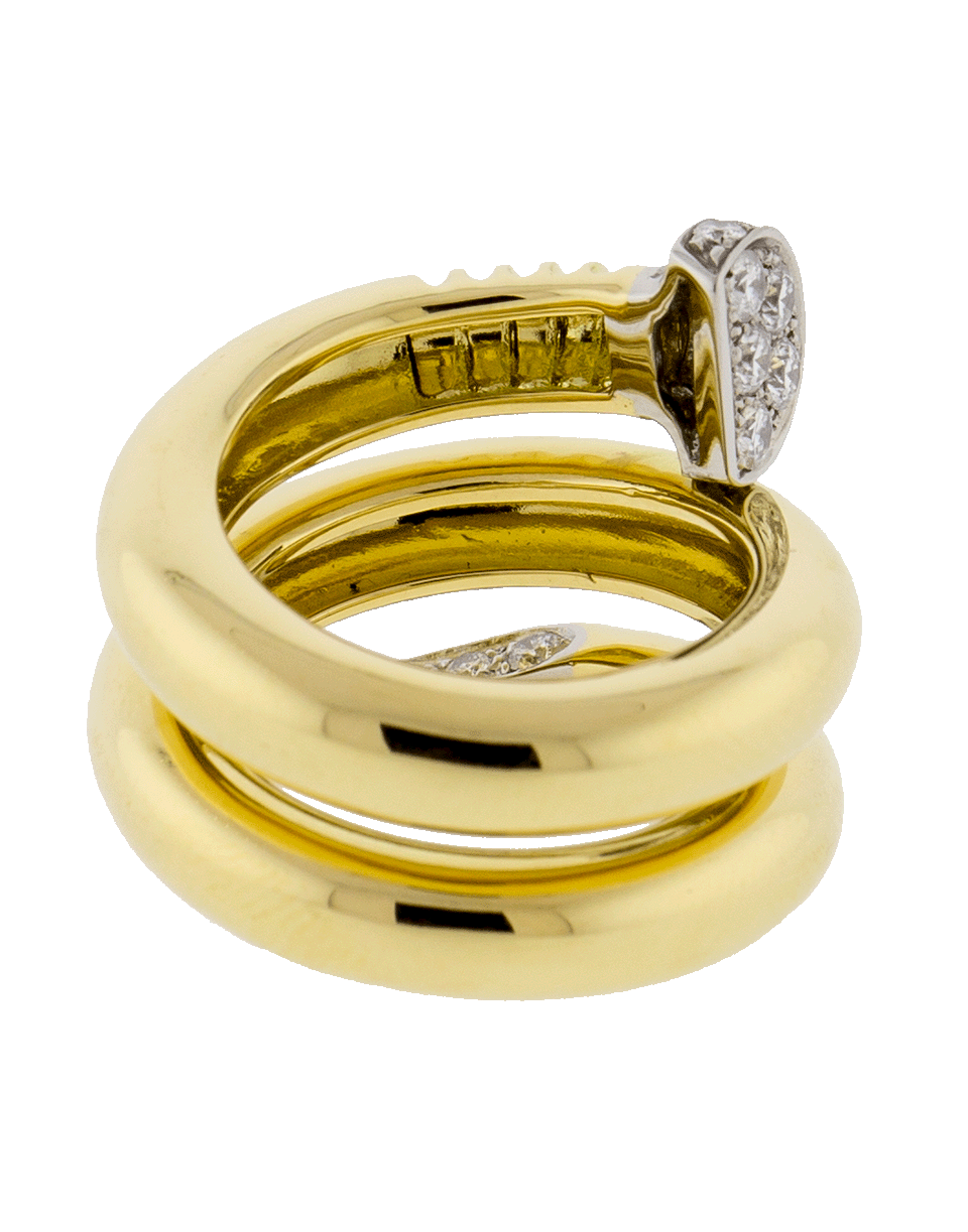 DAVID WEBB-Diamond Nail Ring-YELLOW GOLD