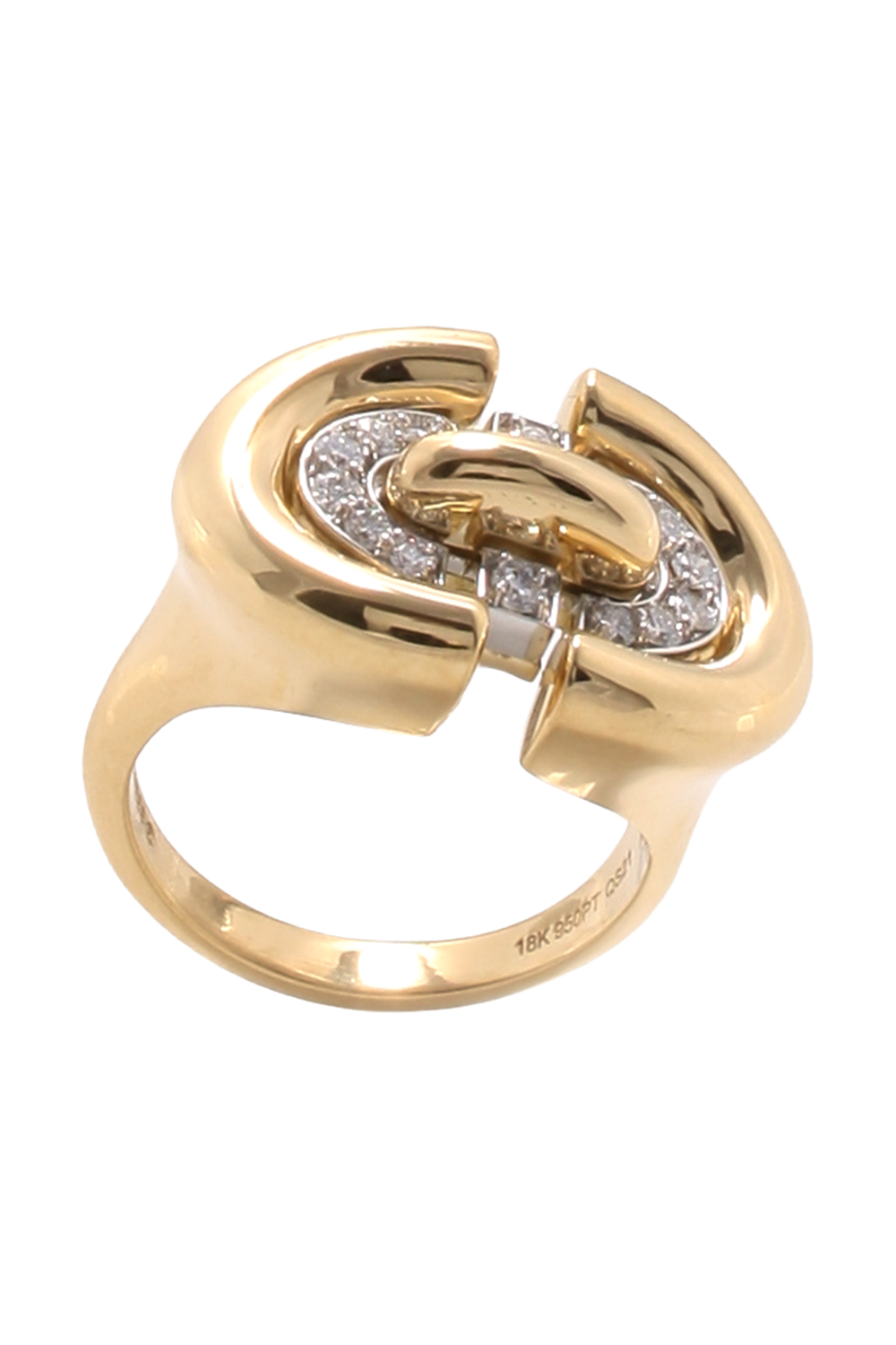 Diamond Unity Ring-YELLOW GOLD-6.5-JEWELRYFINE JEWELRING-DAVID WEBB