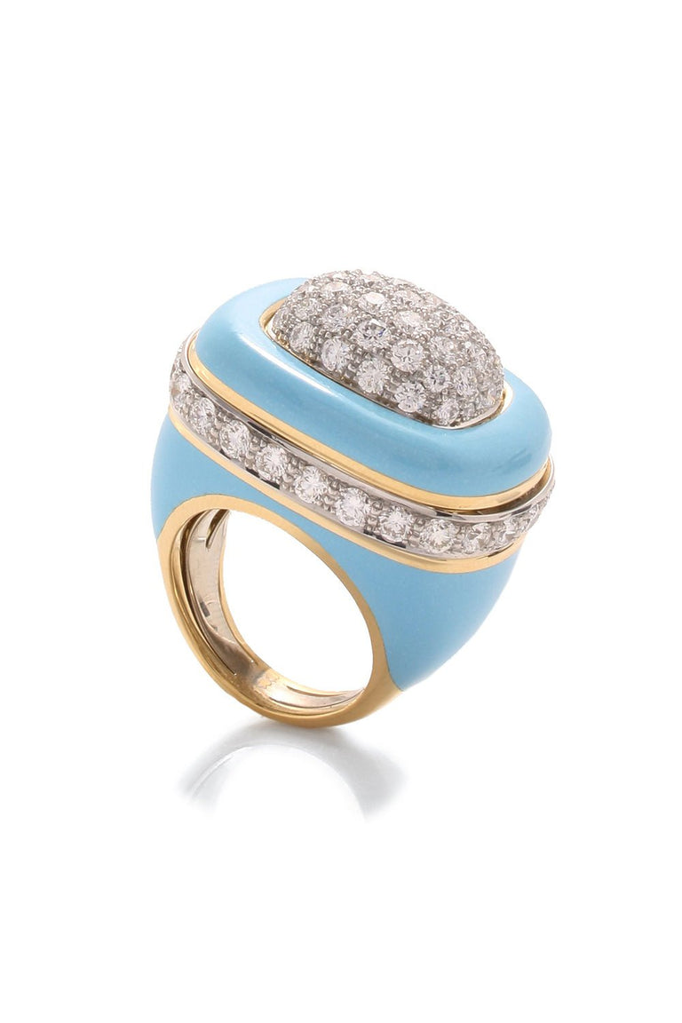 Diamond Blue Cabana Ring