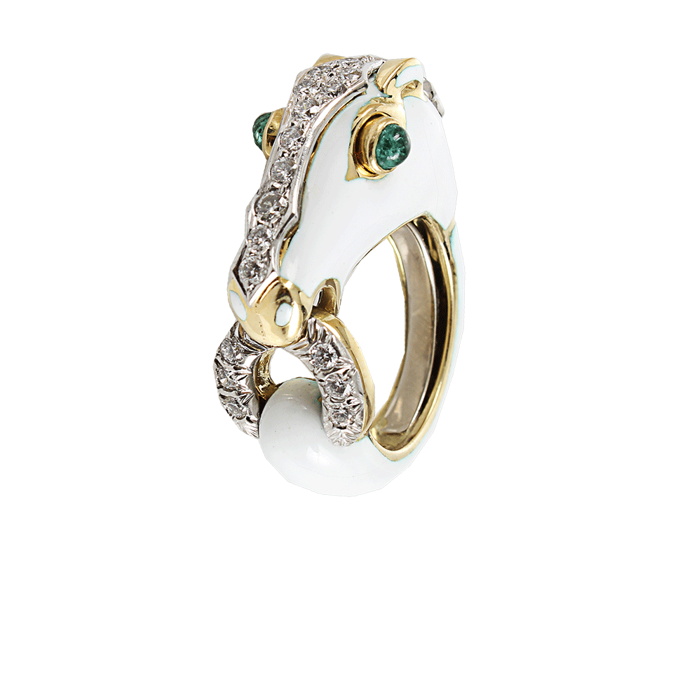 DAVID WEBB-Horse Ring-YLW GOLD