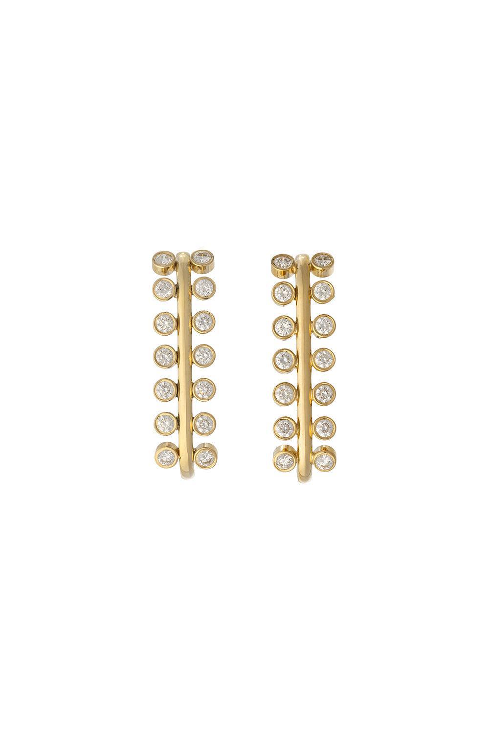 Diamond Drop Earrings-YELLOW GOLD-JEWELRYFINE JEWELEARRING-DENISE CASSOU