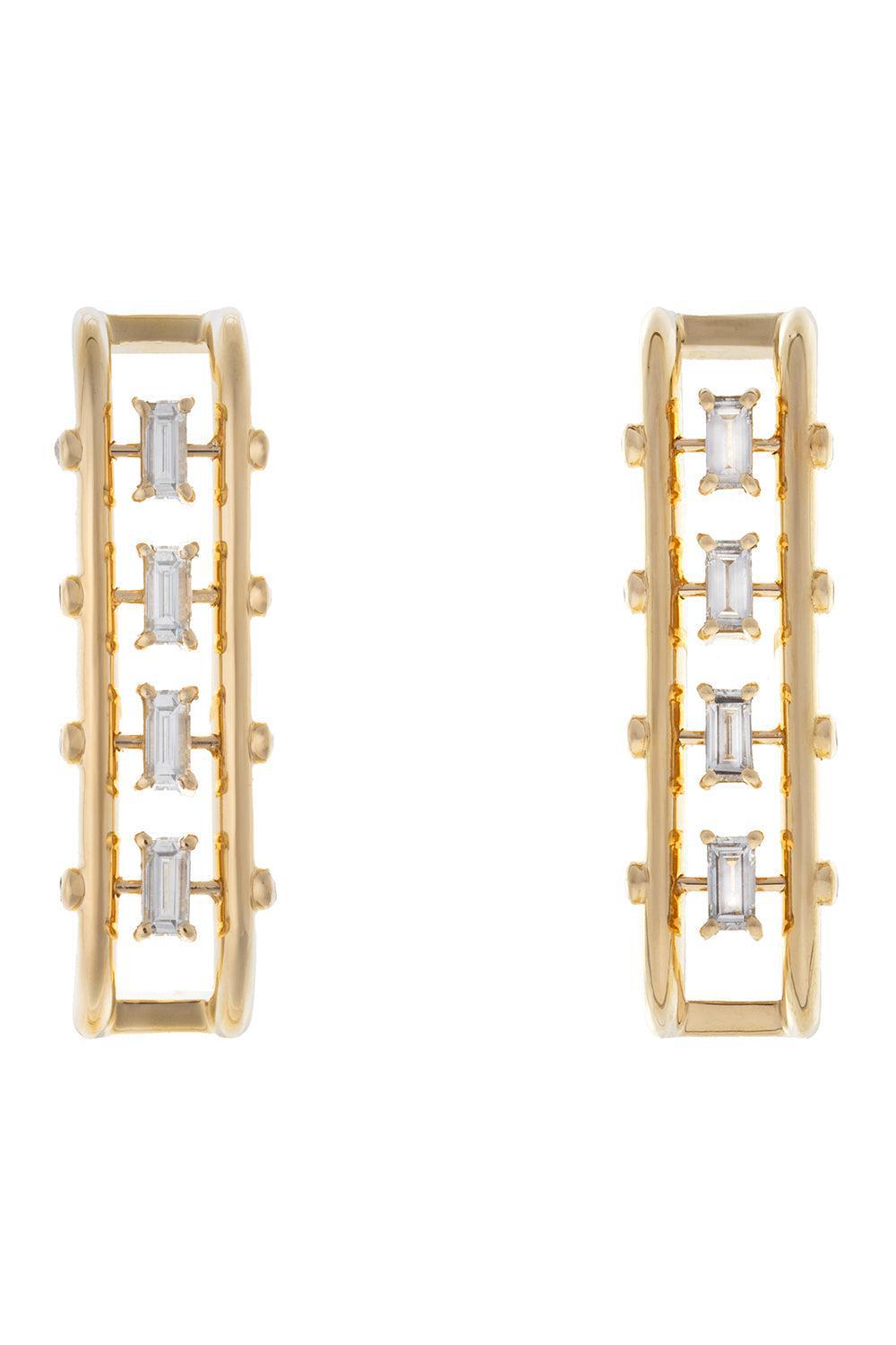 Diamond Earrings-YELLOW GOLD-JEWELRYFINE JEWELEARRING-DENISE CASSOU