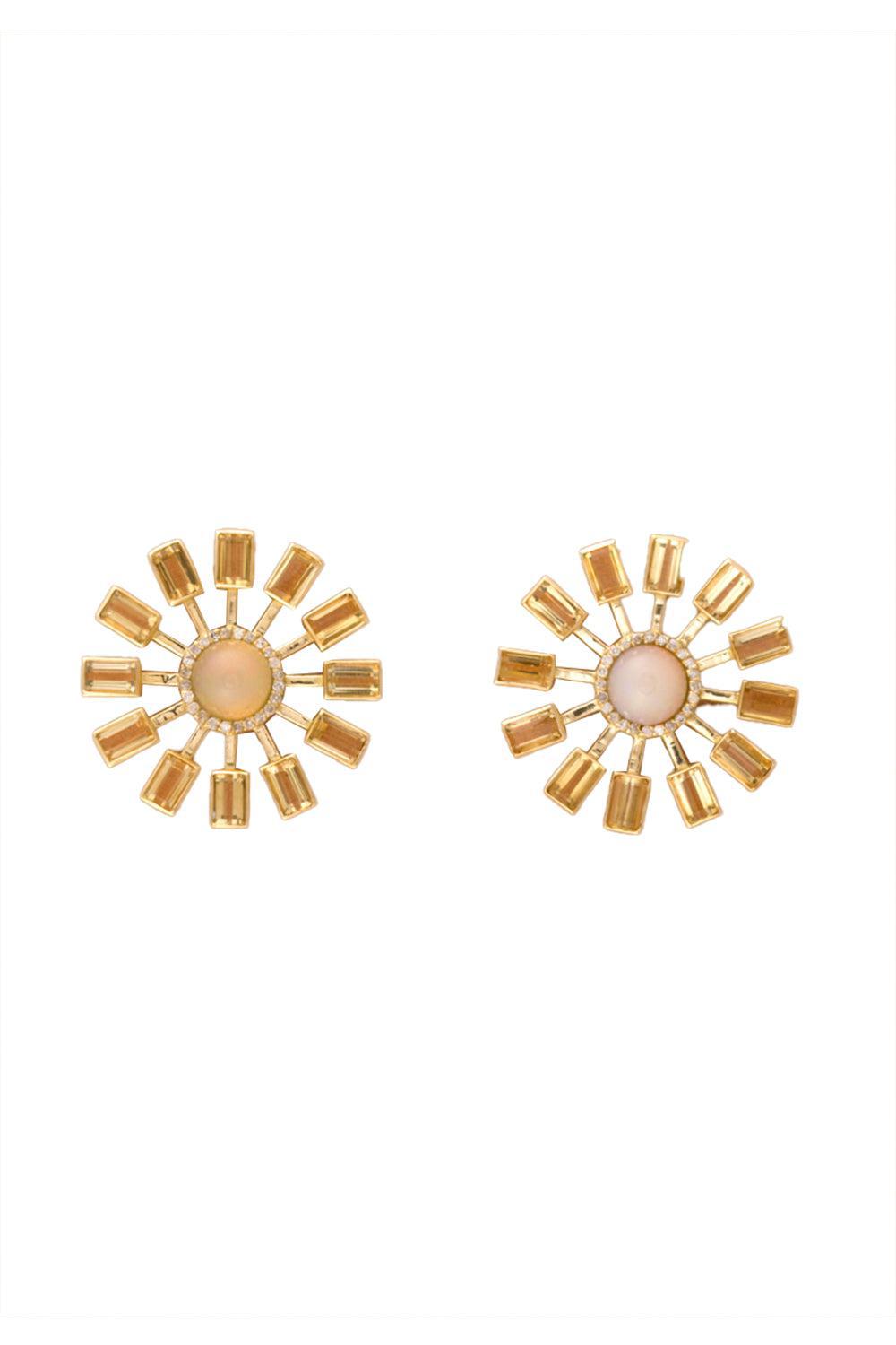 Felucca Earrings-YELLOW GOLD-JEWELRYFINE JEWELEARRING-DENISE CASSOU