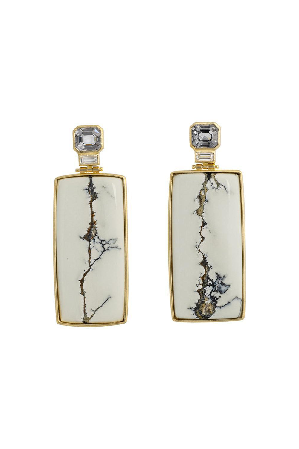 Ivory Creek Earrings-YELLOW GOLD-JEWELRYFINE JEWELEARRING-DENISE CASSOU