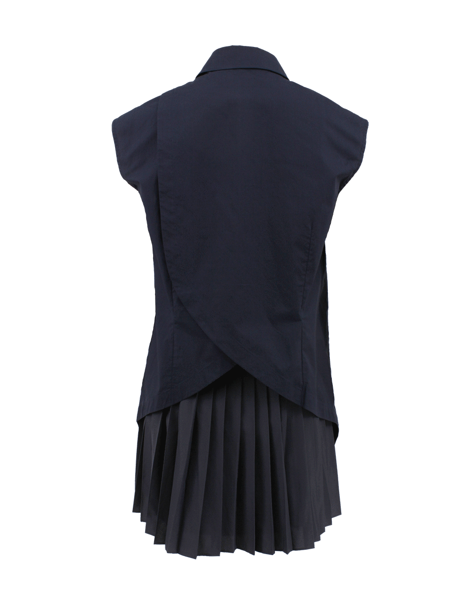 DEREK LAM 10 CROSBY-Sleeveless Pleated Skirt Dress-