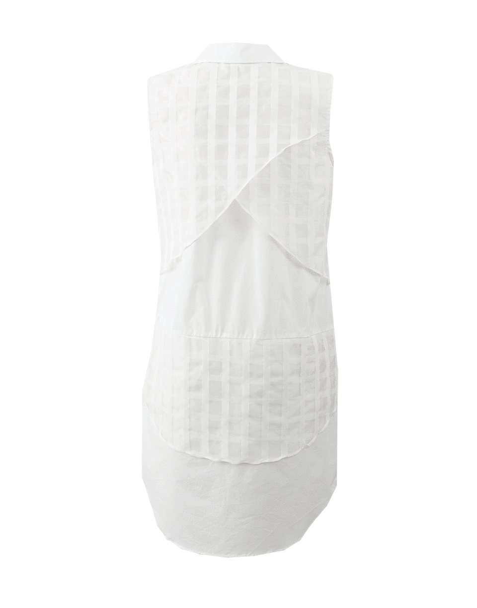 DEREK LAM 10 CROSBY-Grid Detail Shirt Dress-