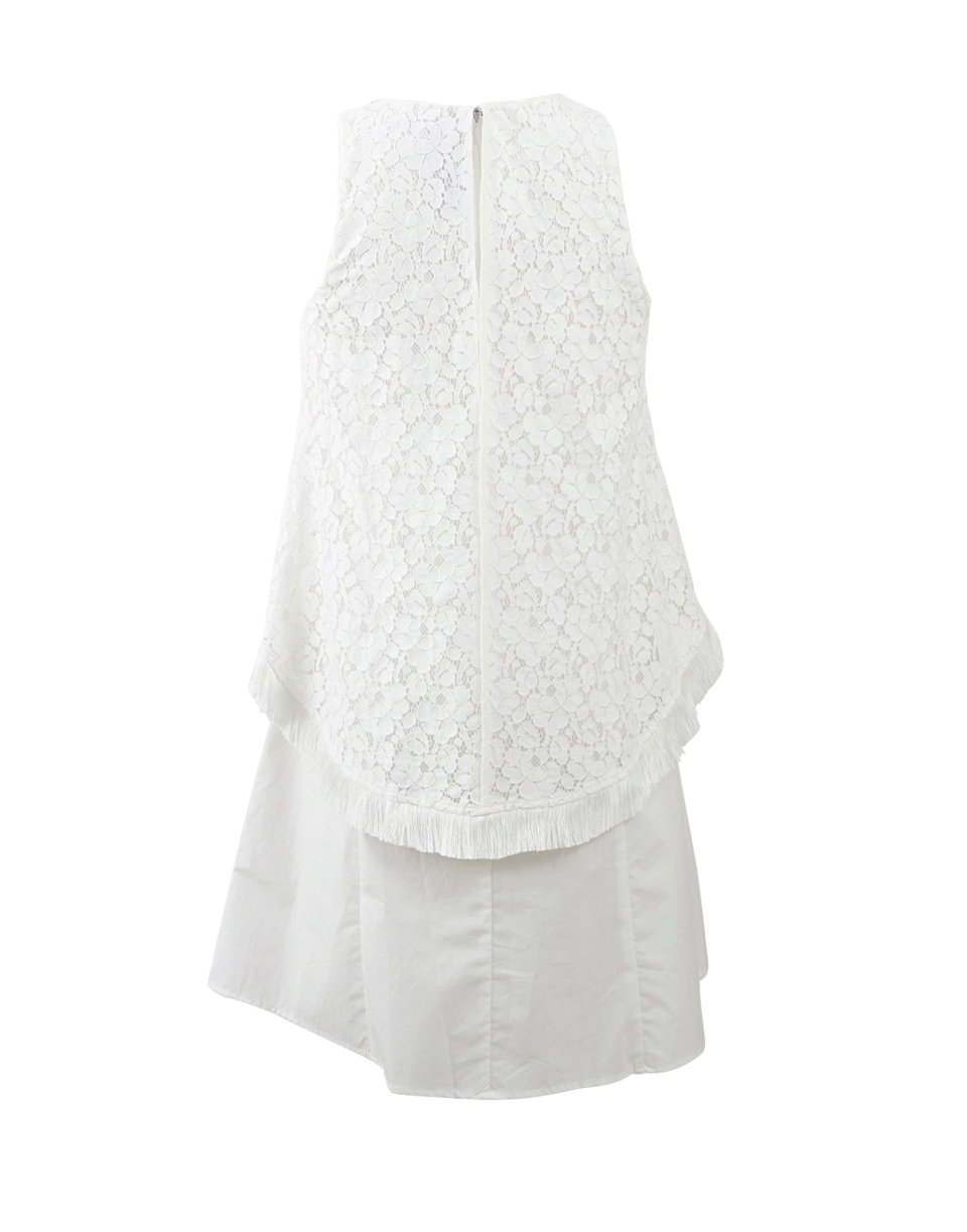 DEREK LAM 10 CROSBY-Empire Dress With Fringe-