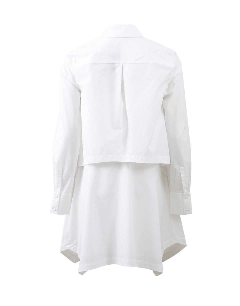 DEREK LAM 10 CROSBY-Layered Shirt Dress-