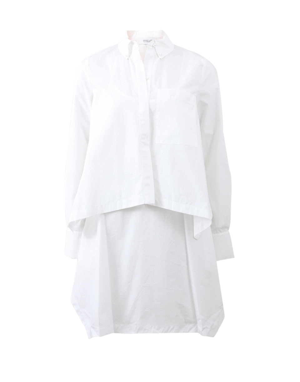 DEREK LAM 10 CROSBY-Layered Shirt Dress-