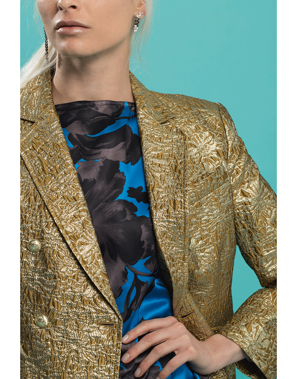 DEREK LAM 10 CROSBY-Myla Double Breasted Blazer-