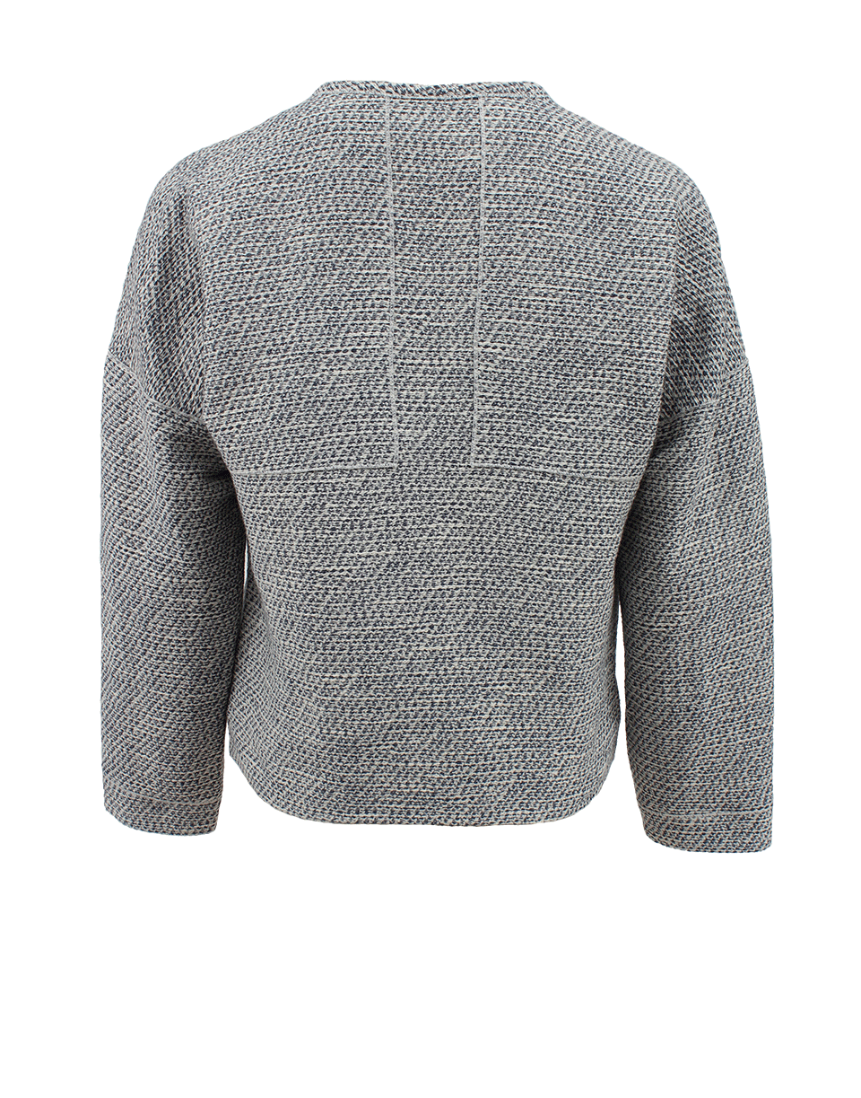 DEREK LAM 10 CROSBY-Front Zip Round Jacket-
