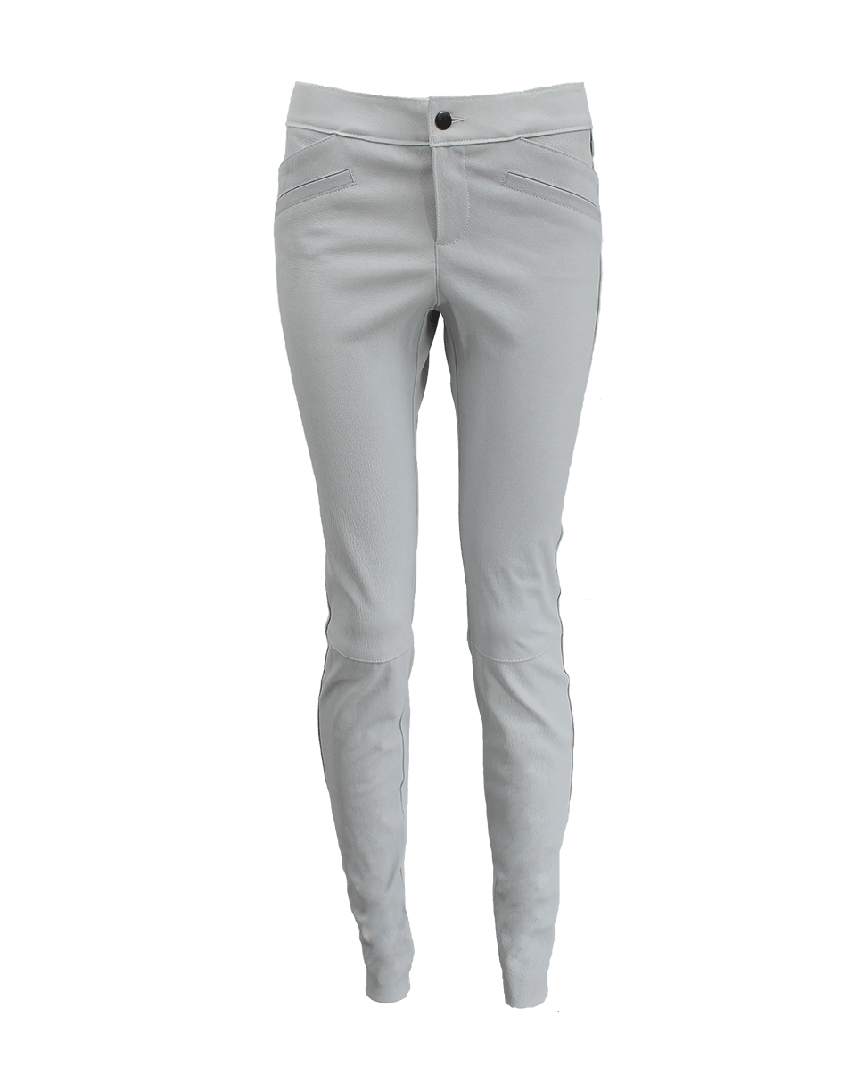 DEREK LAM 10 CROSBY-Leather Skinny Pant-