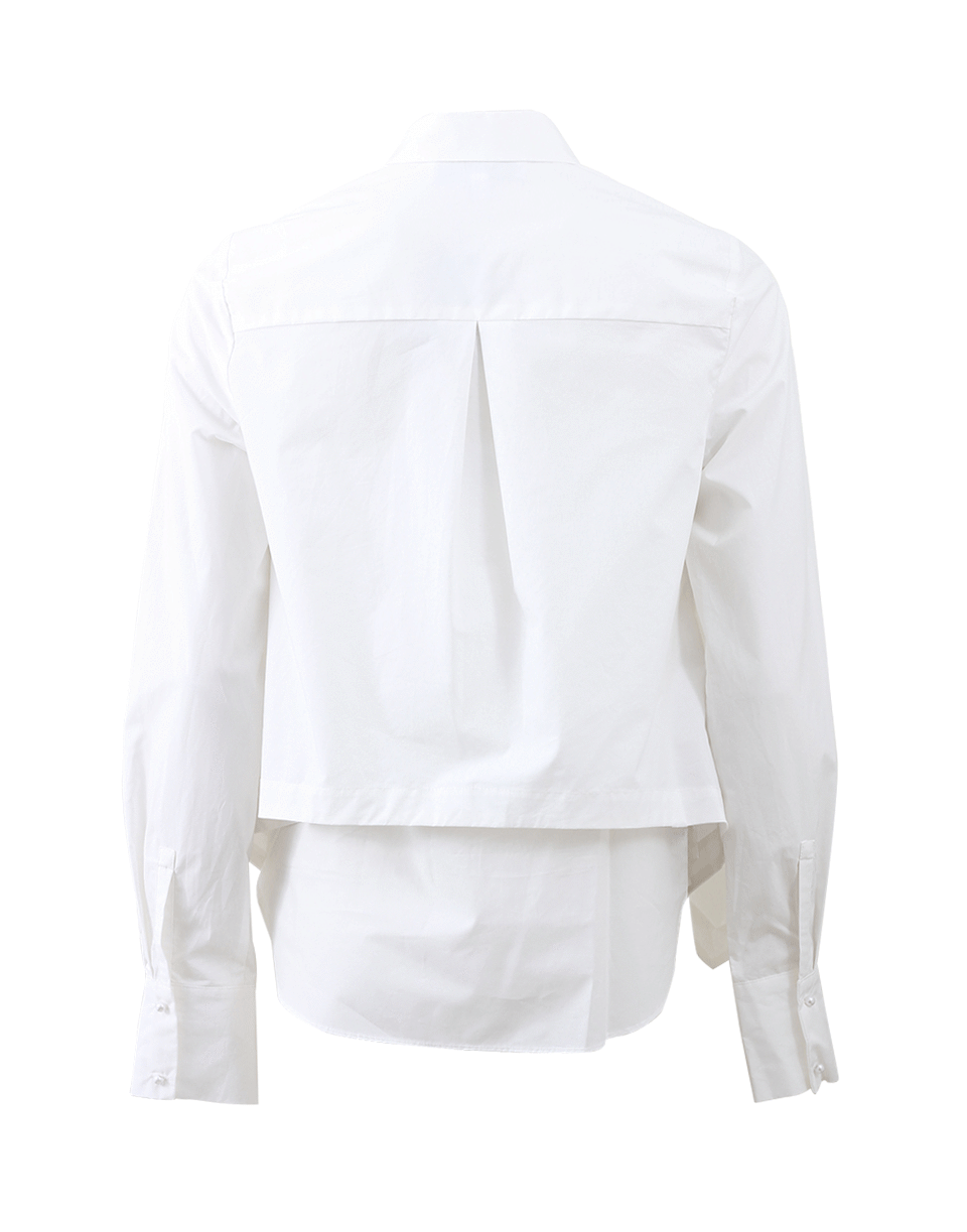 DEREK LAM 10 CROSBY-Layered Long Sleeve Shirt-