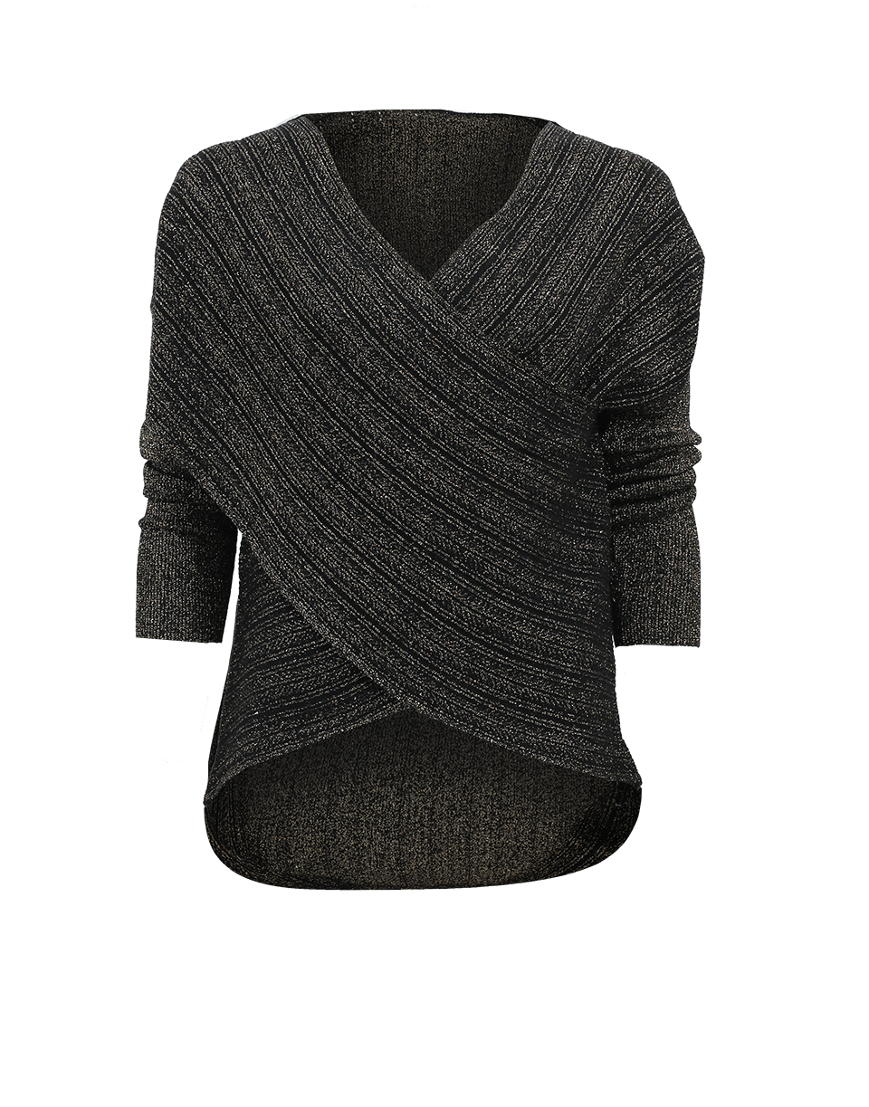 DEREK LAM 10 CROSBY-Cross Front Sweater-