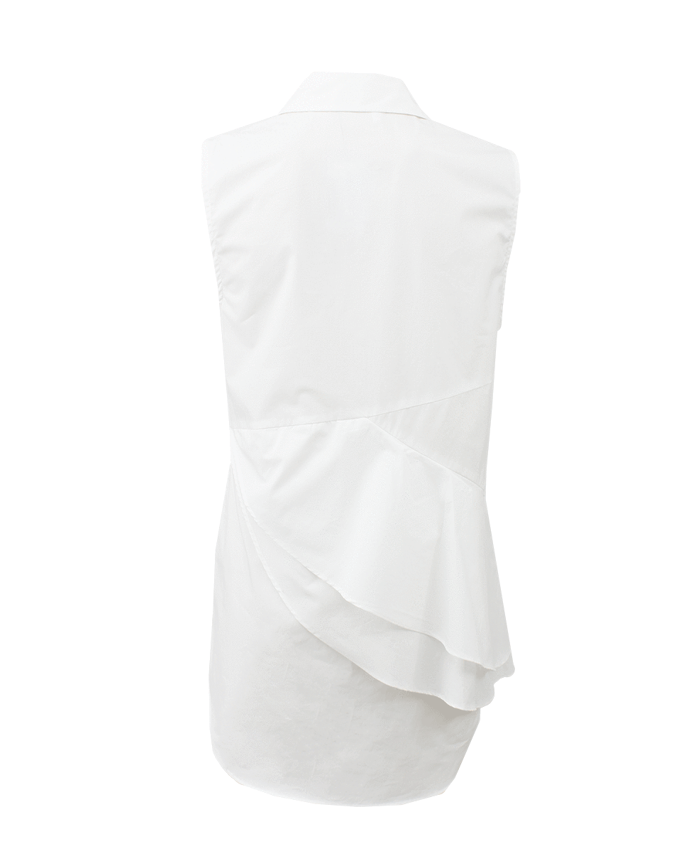 DEREK LAM 10 CROSBY-Button Down Shirt With Side Ruffle-