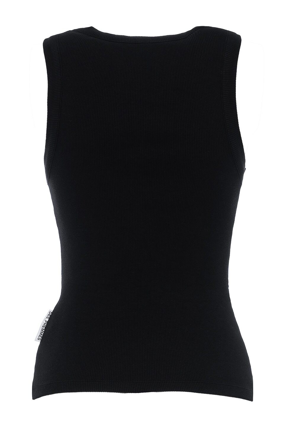Classic Bow Tank Top-BLACK-38-CLOTHINGTOPTANK-DES PHEMMES