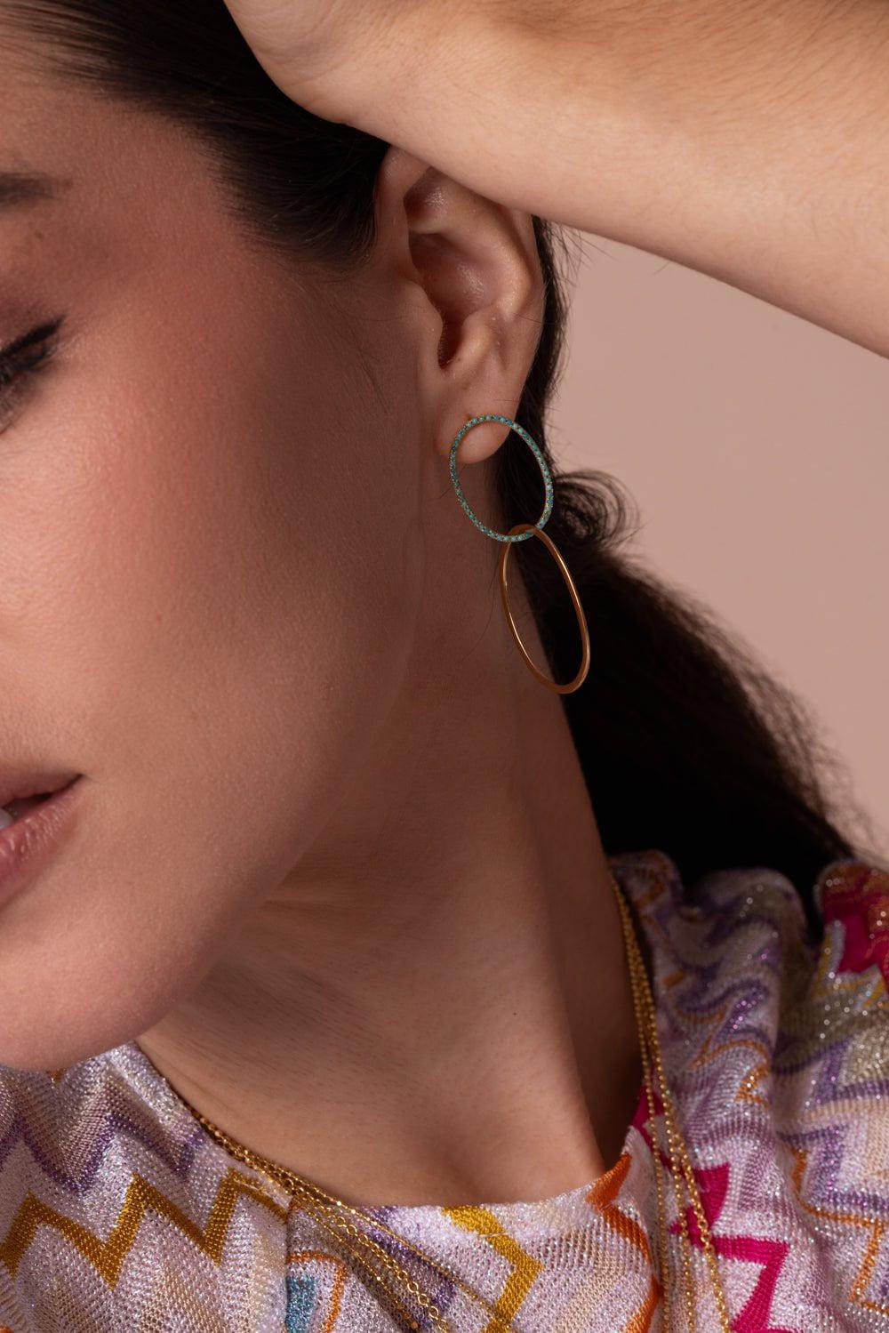 DEVON WOODHILL-Oh! Supreme Earrings-YELLOW GOLD