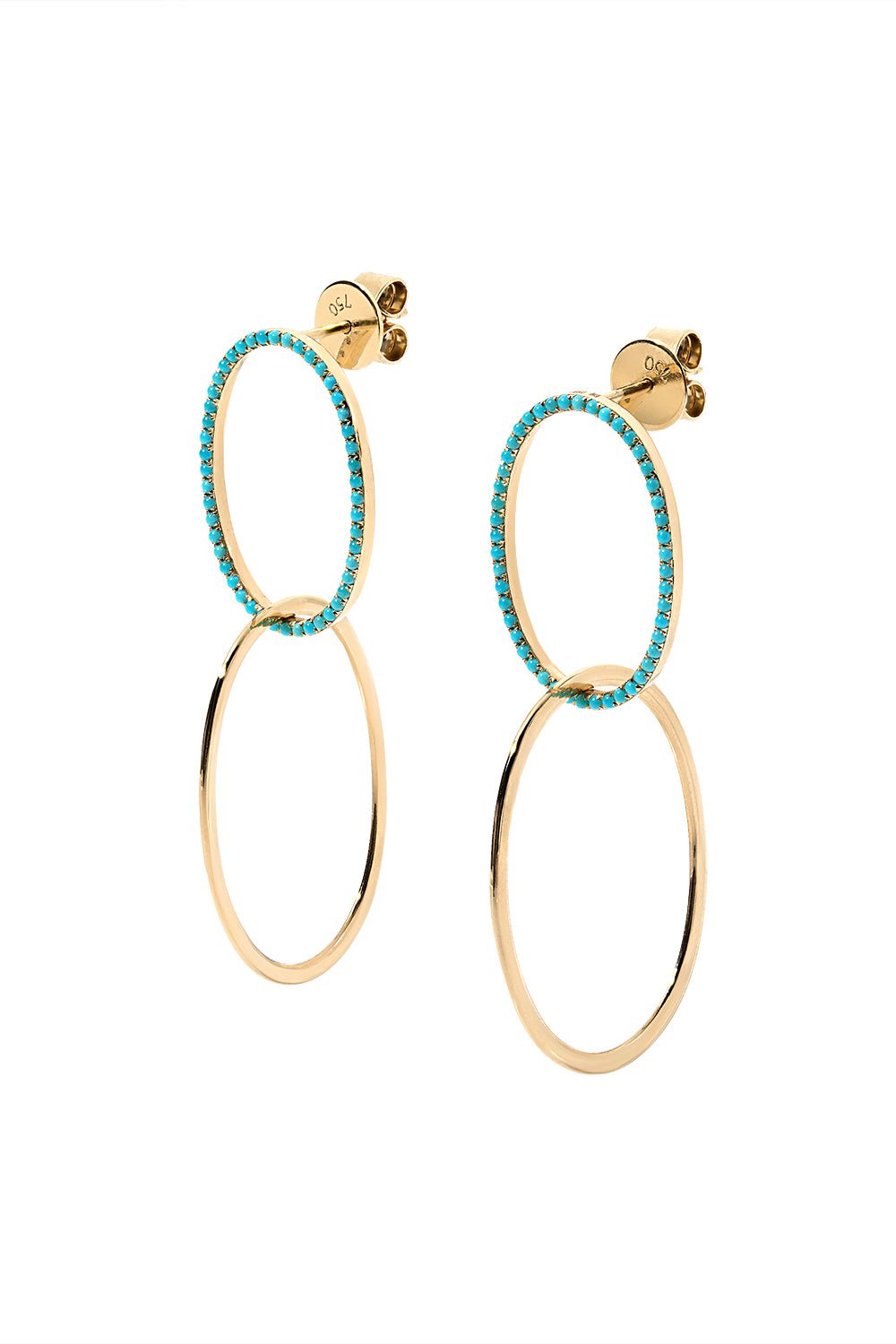 DEVON WOODHILL-Oh! Supreme Earrings-YELLOW GOLD