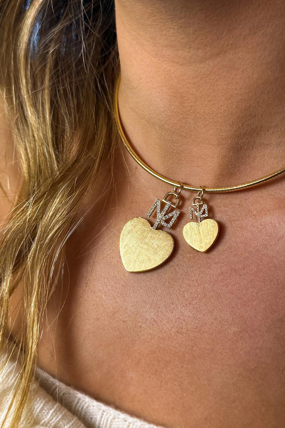 Small Queen of Hearts Locket Necklace-YELLOW GOLD-16-JEWELRYFINE JEWELNECKLACE O-DEVON WOODHILL