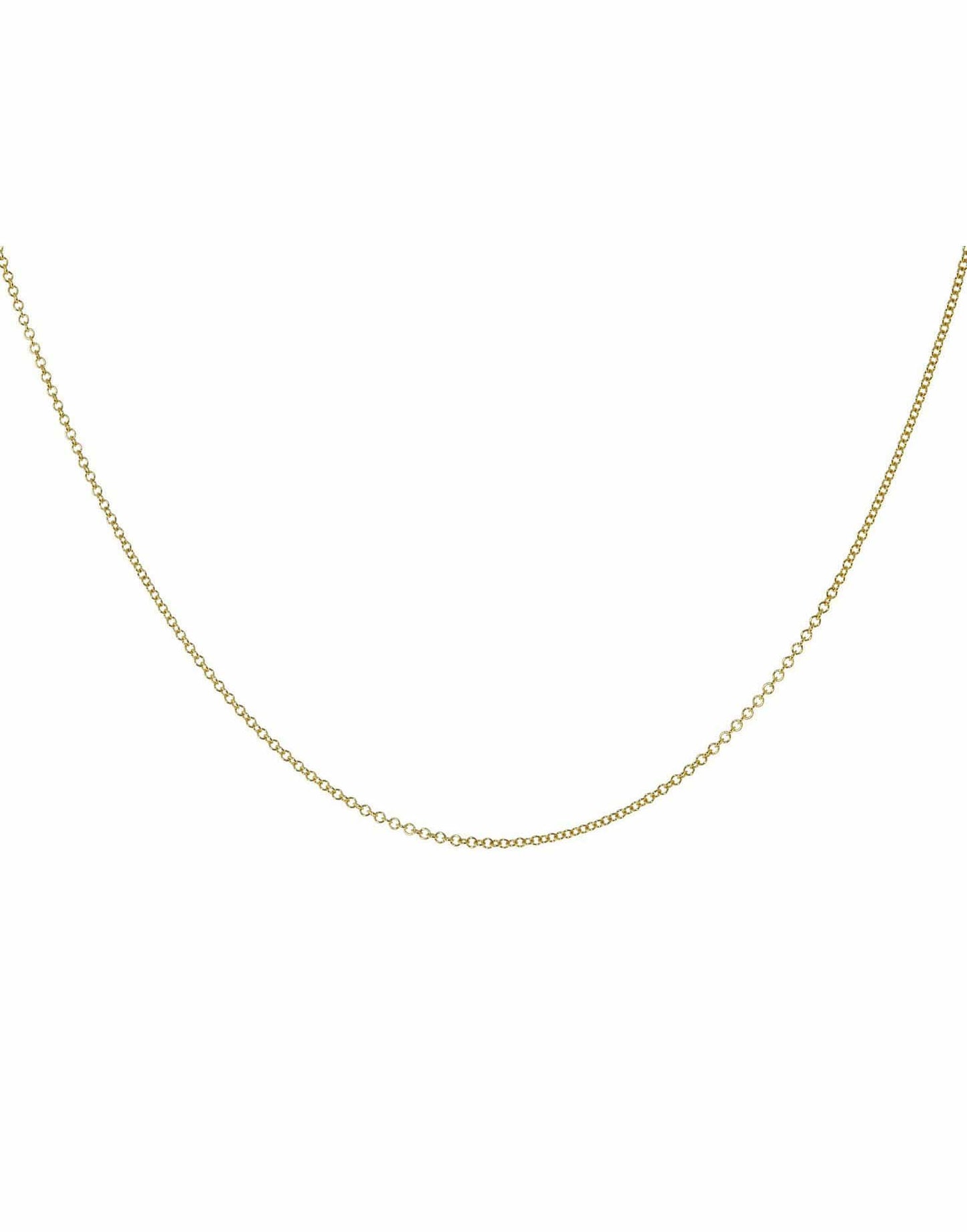 DEVON WOODHILL-1.3mm Cable Chain - 18"-YELLOW GOLD