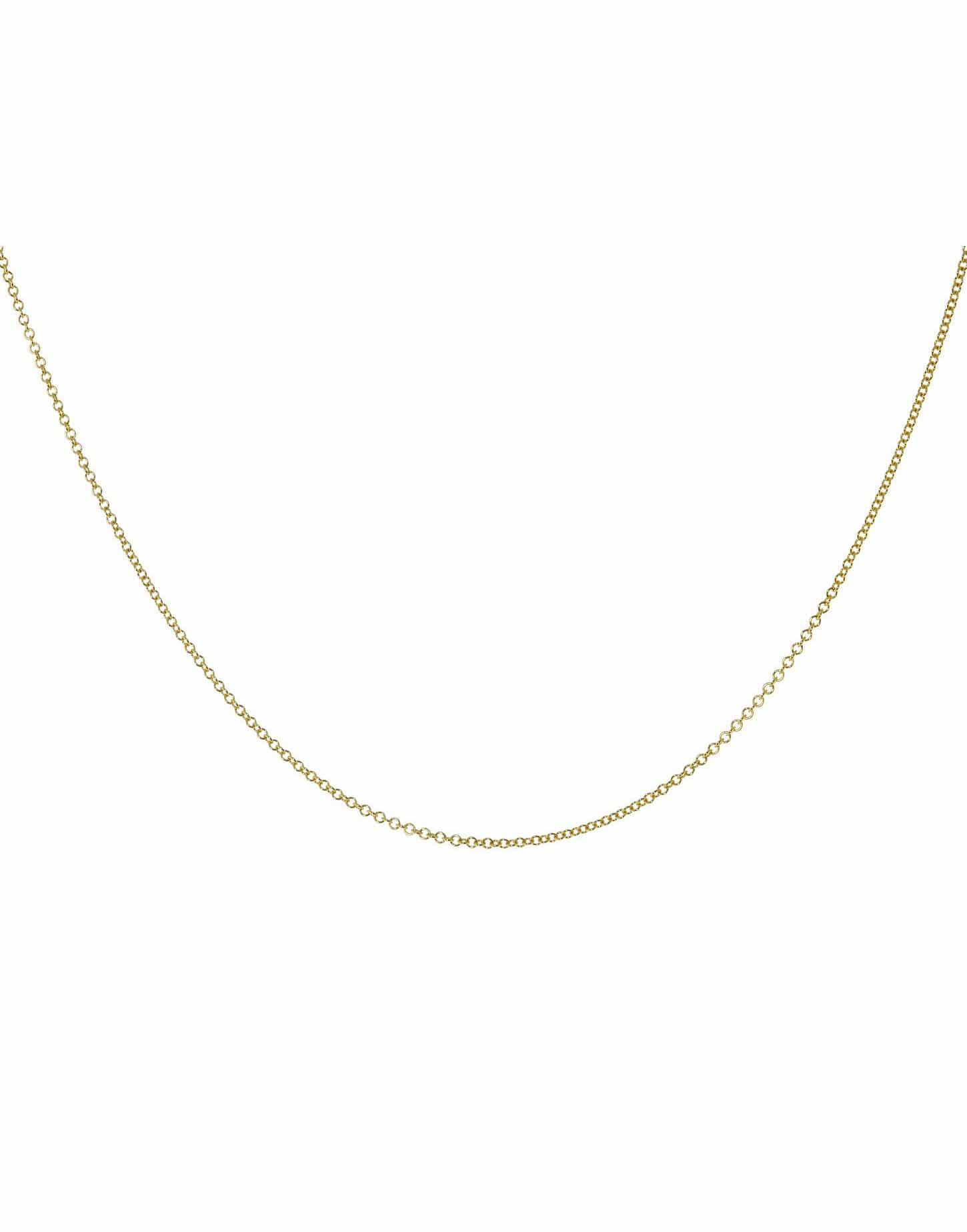 DEVON WOODHILL-1.3mm Cable Chain - 18"-YELLOW GOLD
