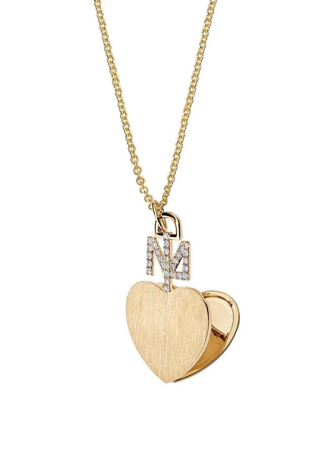 Queen of Hearts Deluxe Locket Necklace-YELLOW GOLD-20-JEWELRYFINE JEWELNECKLACE O-DEVON WOODHILL