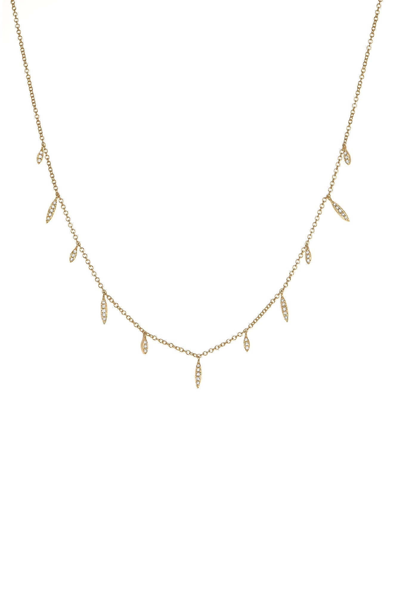 DEVON WOODHILL-Deluxe Eleven Wishes Diamond Necklace-YELLOW GOLD
