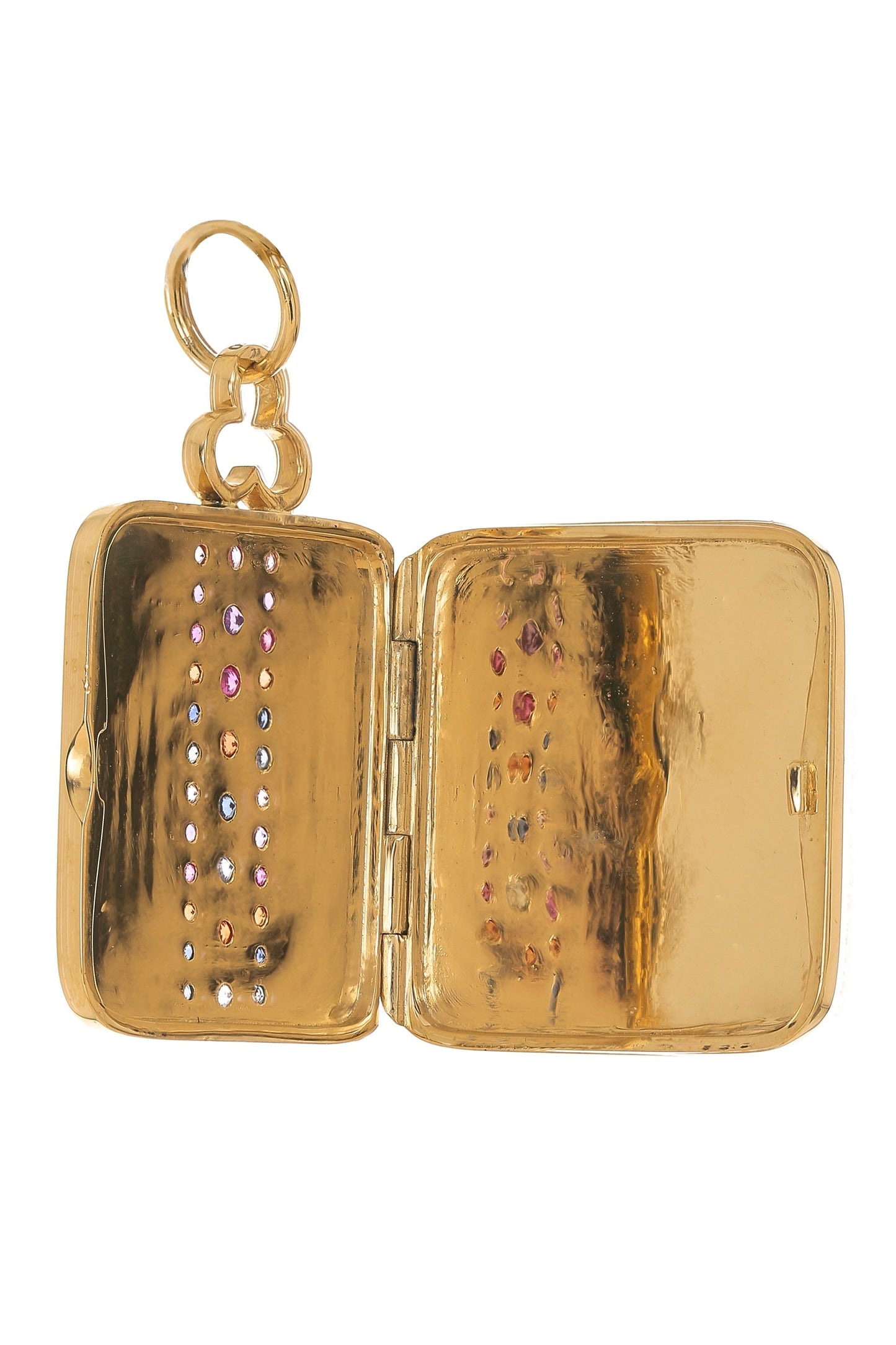 DEVON WOODHILL-Large Capri Pillow Locket-YELLOW GOLD