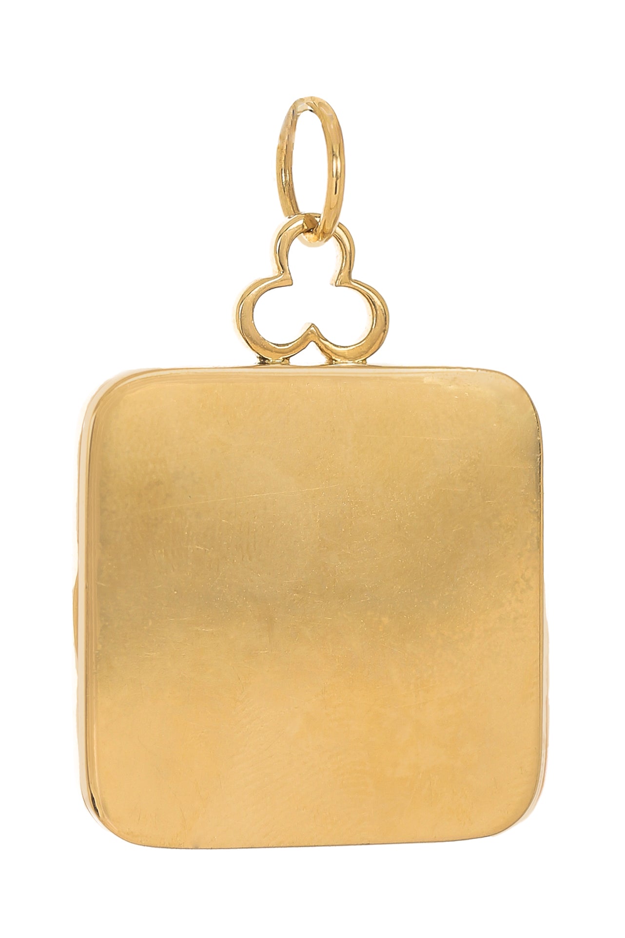 DEVON WOODHILL-Large Capri Pillow Locket-YELLOW GOLD