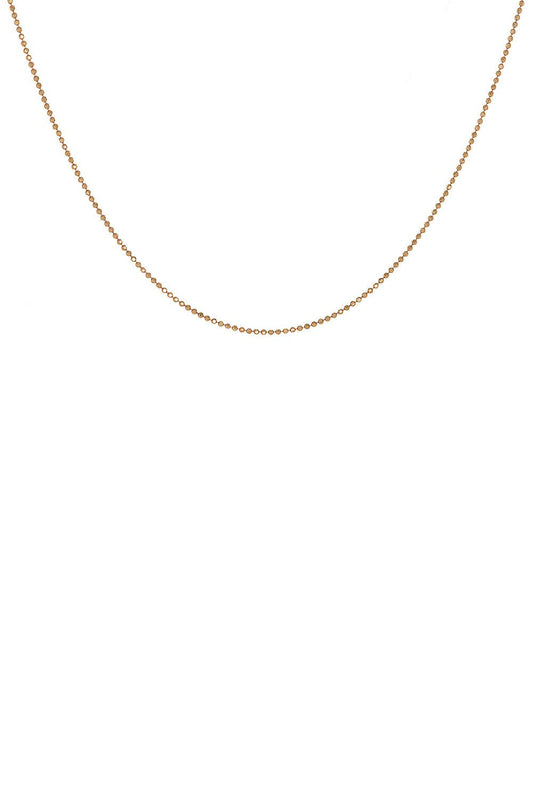 DEVON WOODHILL-Majesty Ball Chain 20-YELLOW GOLD