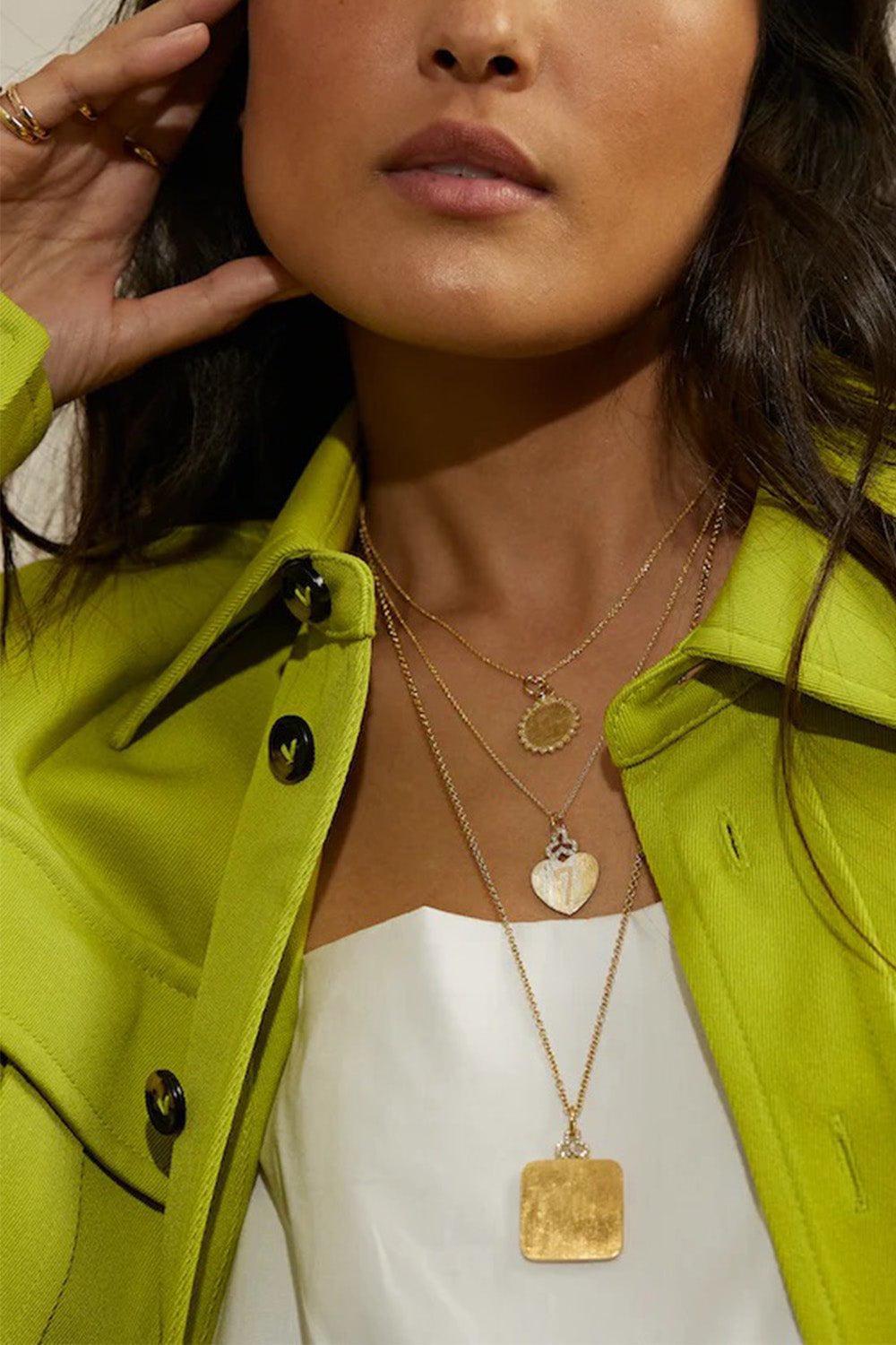 DEVON WOODHILL-Classic Heart Charm-YELLOW GOLD
