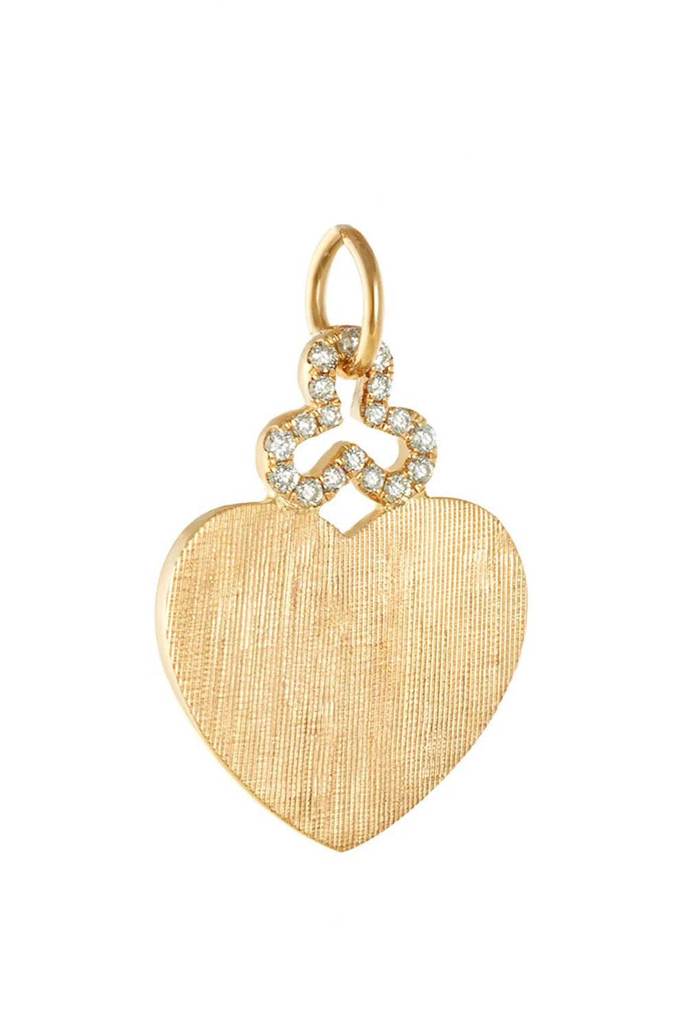 DEVON WOODHILL-Classic Heart Charm-YELLOW GOLD