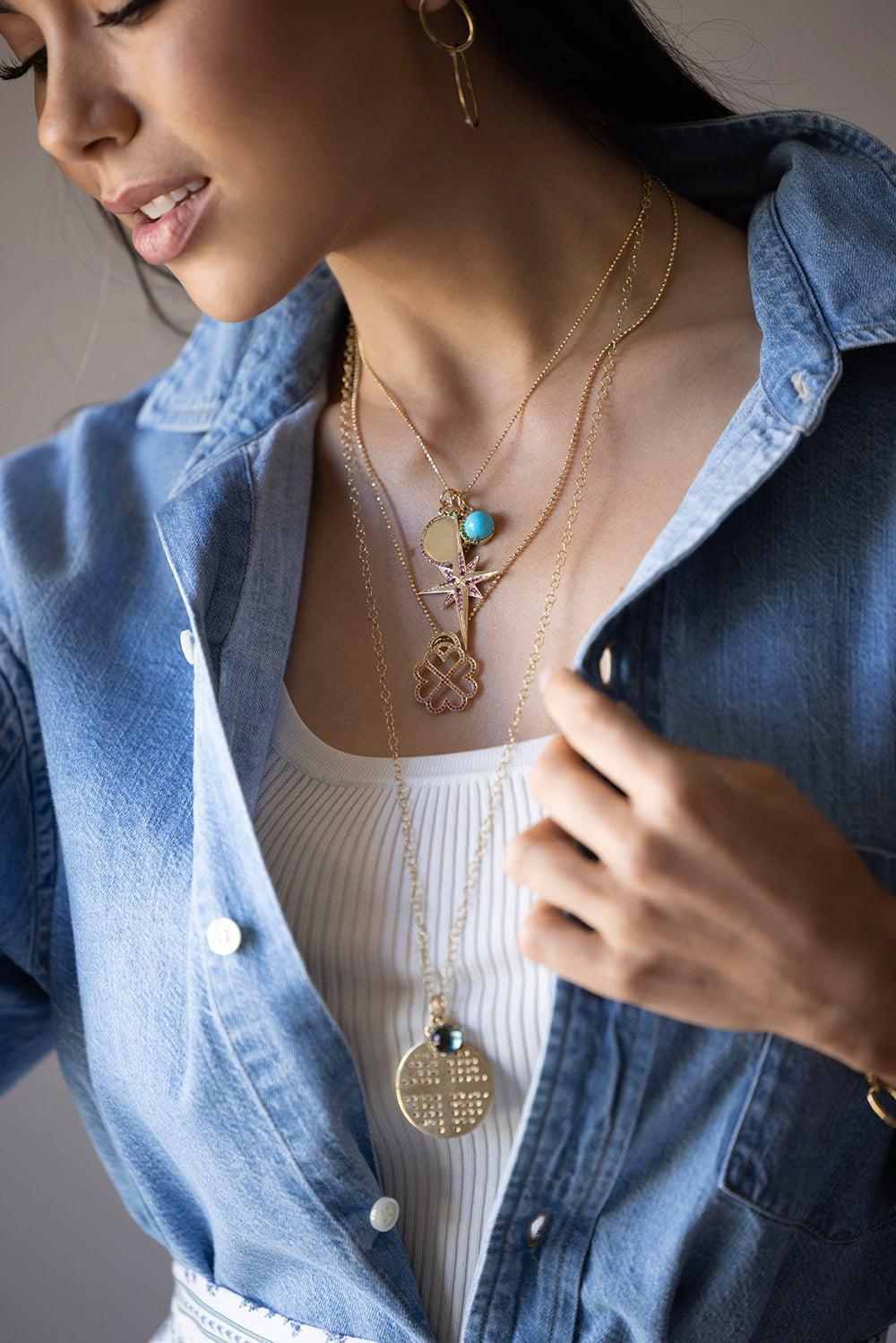 DEVON WOODHILL-Deluxe Stellar Charm-YELLOW GOLD