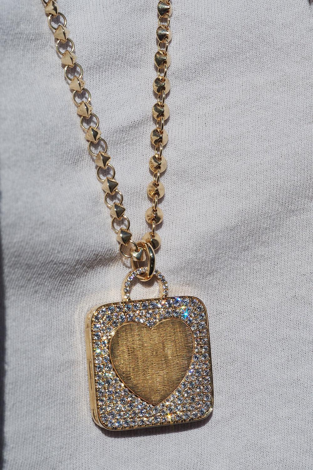  Diamond Deluxe Daydream Locket-YELLOW GOLD-JEWELRYFINE JEWELPENDANT-DEVON WOODHILL 