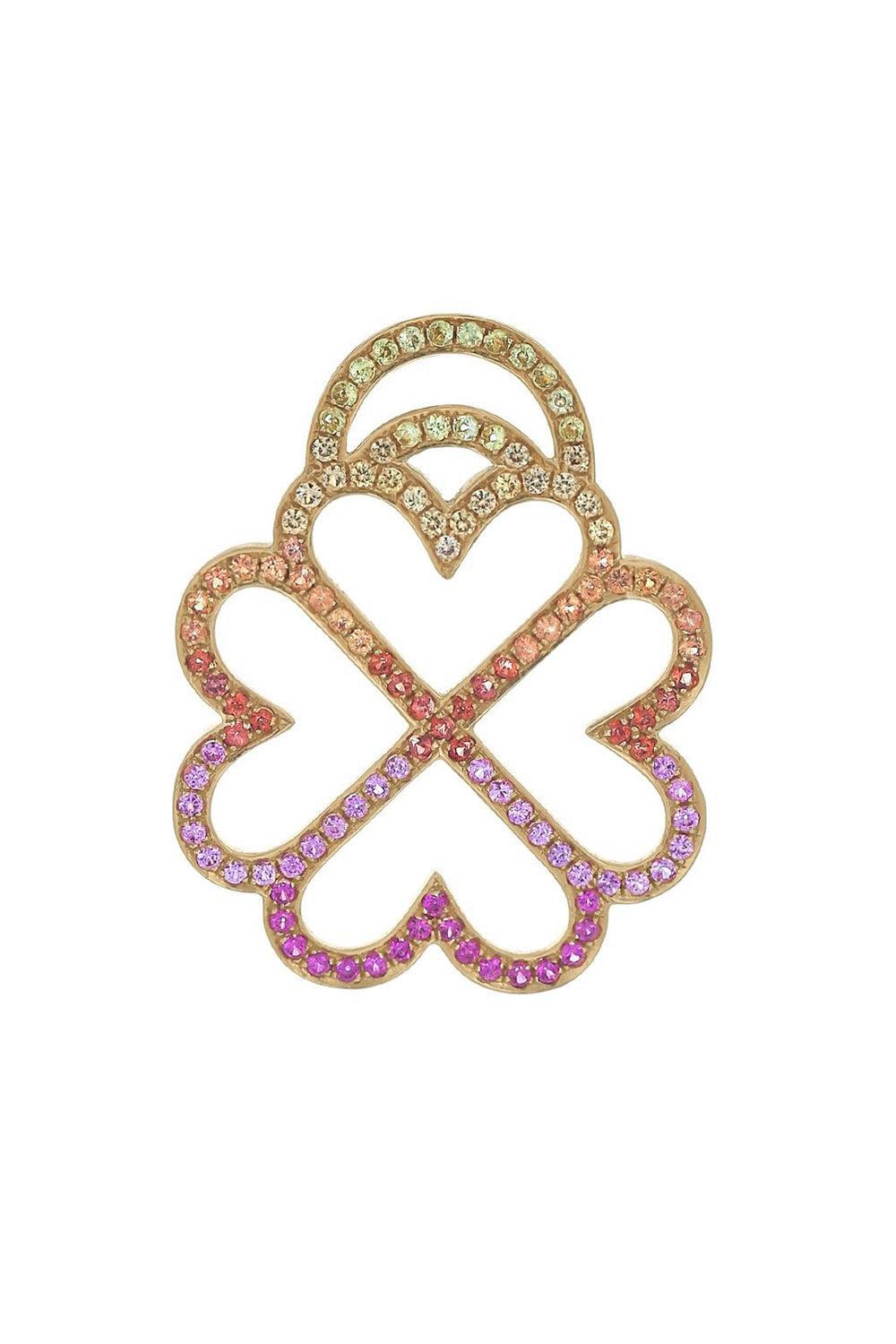 DEVON WOODHILL-Ithaca Clover Pendant-YELLOW GOLD
