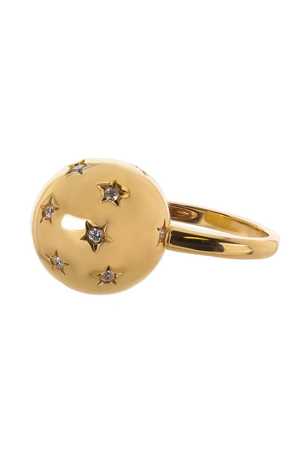 Diamond Lucky Stars Ring-YELLOW GOLD-5.25-JEWELRYFINE JEWELRING-DEVON WOODHILL