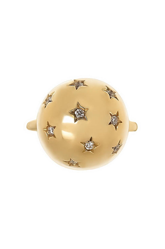 Diamond Lucky Stars Ring-YELLOW GOLD-5.25-JEWELRYFINE JEWELRING-DEVON WOODHILL
