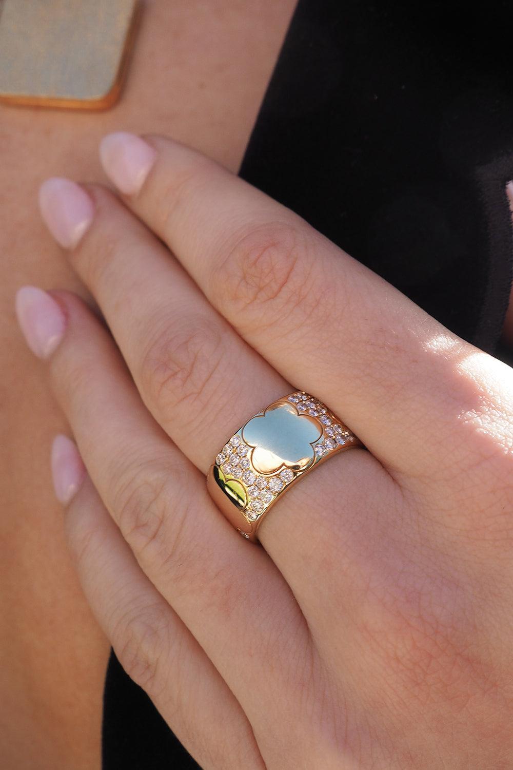 Diamond Ferris Wheel Cigar Band Ring-YELLOW GOLD-7-JEWELRYFINE JEWELRING-DEVON WOODHILL