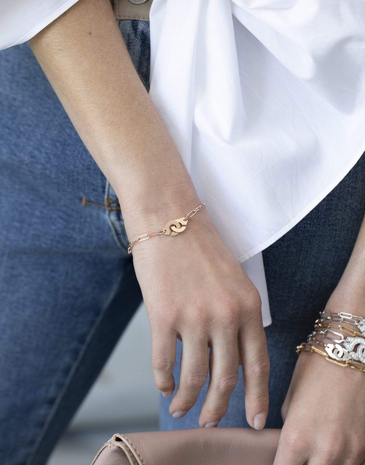 DINH VAN-Menottes R10 Chain Bracelet - Rose Gold-ROSE GOLD