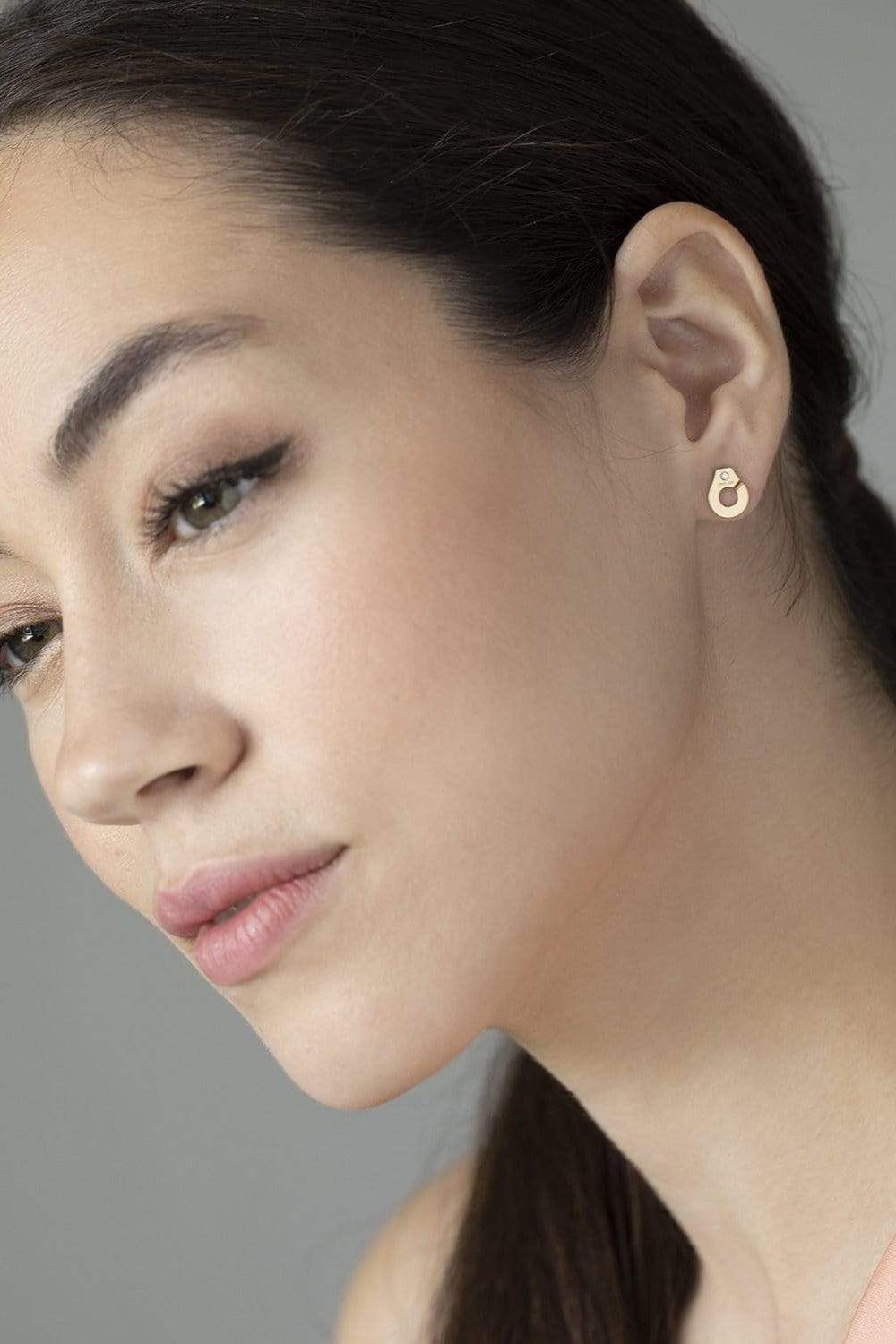 DINH VAN-Menottes R.7 Studs-YELLOW GOLD
