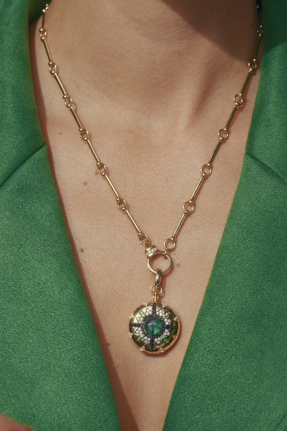Diamond Pathway Link Necklace