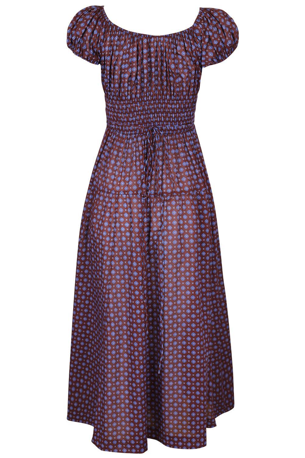 Quinelle Midi Dress-PURPLE-XS-CLOTHINGDRESSCASUAL-DOEN