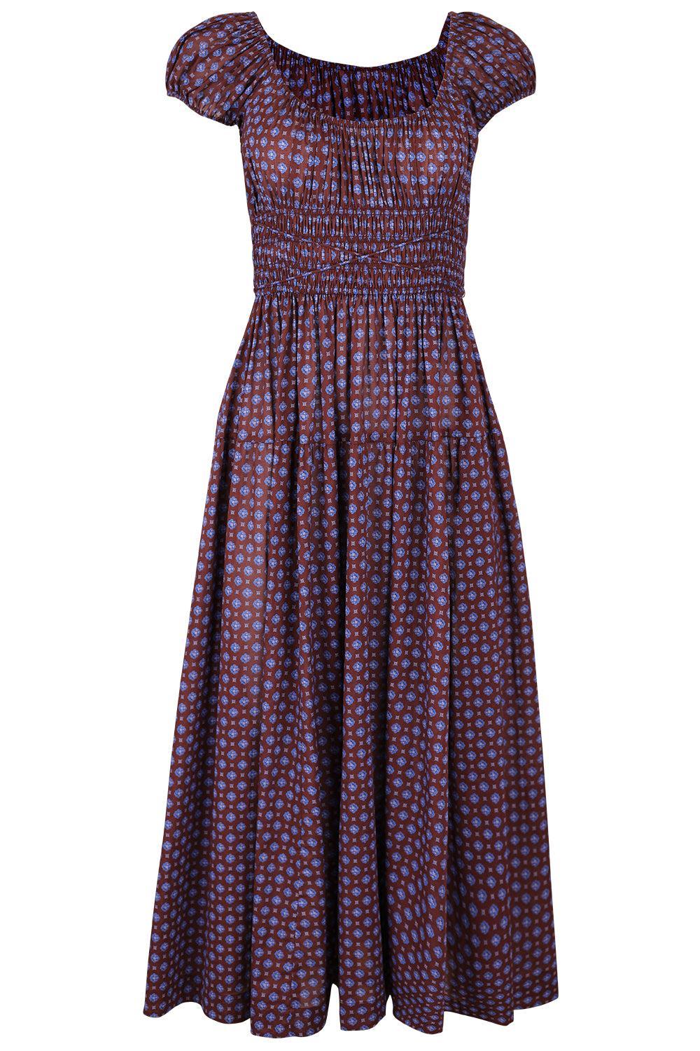 Quinelle Midi Dress-PURPLE-XS-CLOTHINGDRESSCASUAL-DOEN