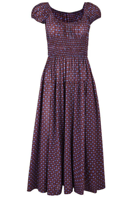 Quinelle Midi Dress-PURPLE-XS-CLOTHINGDRESSCASUAL-DOEN