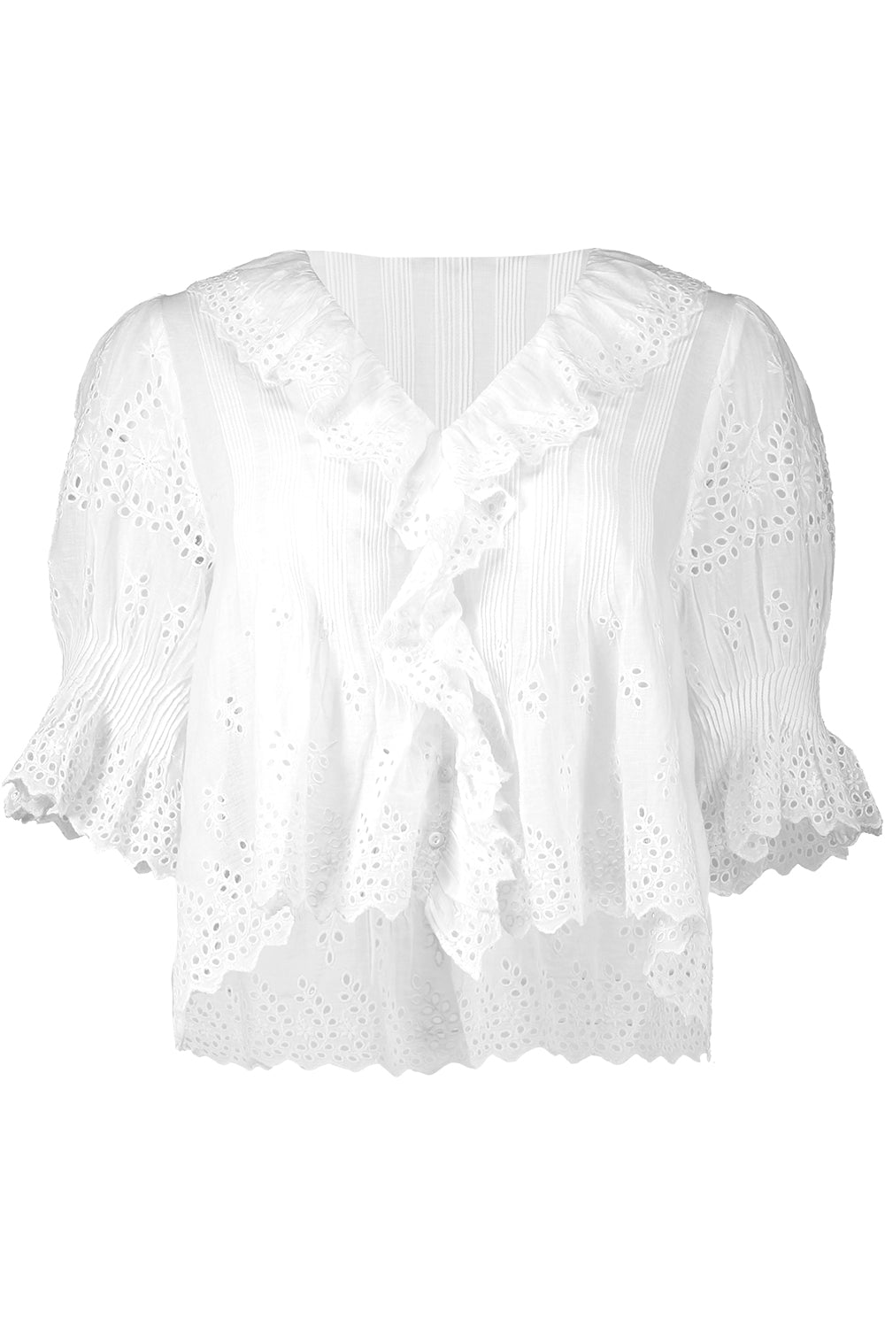 Henri Top - Salt Eyelet-CREAM-XS-CLOTHINGTOPBLOUSE-DOEN
