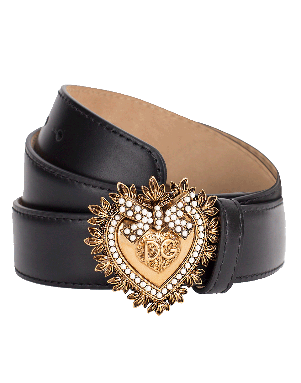 DOLCE & GABBANA-Black Devotion Belt-