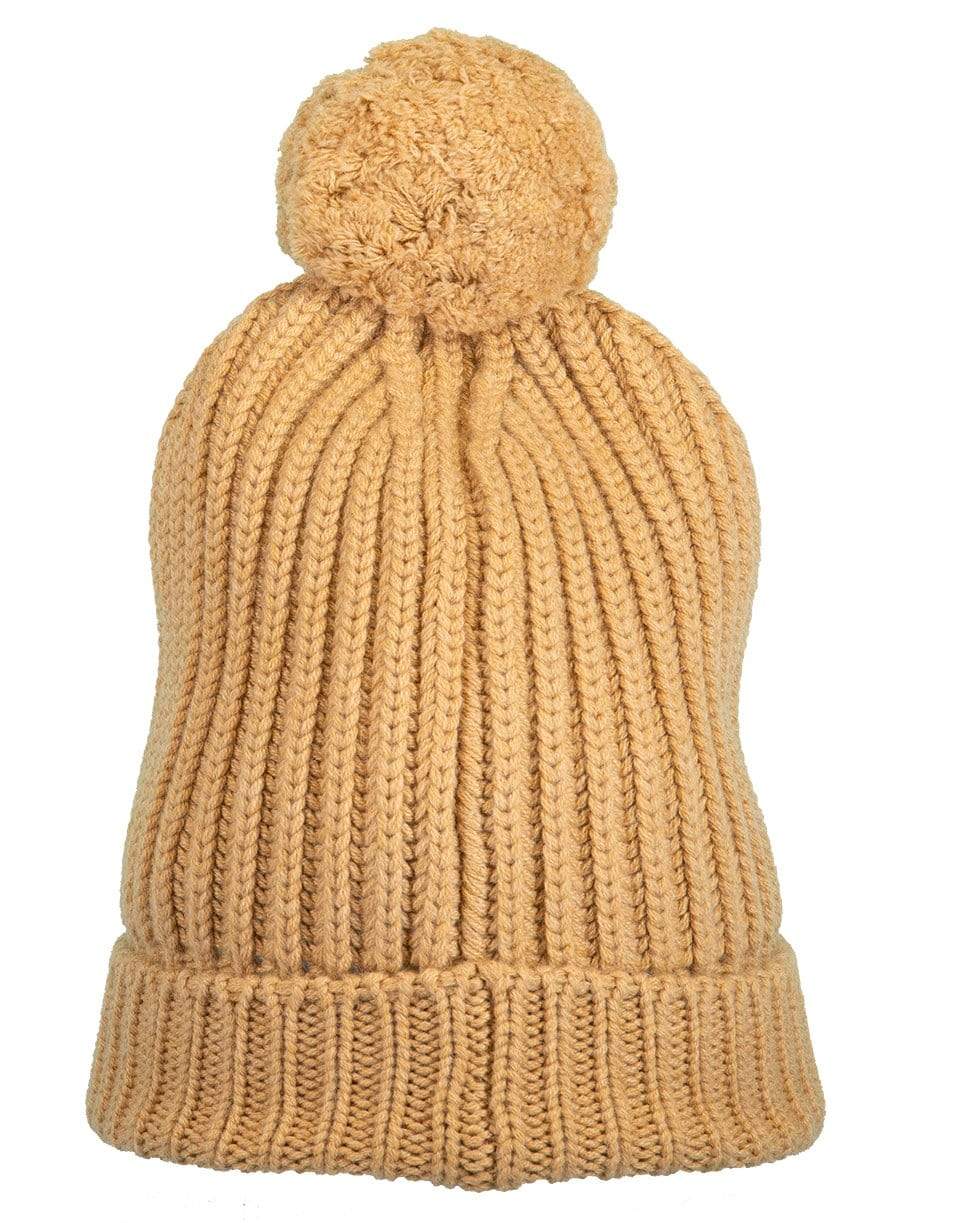 DOLCE & GABBANA-Camel DG Beanie-CAMEL