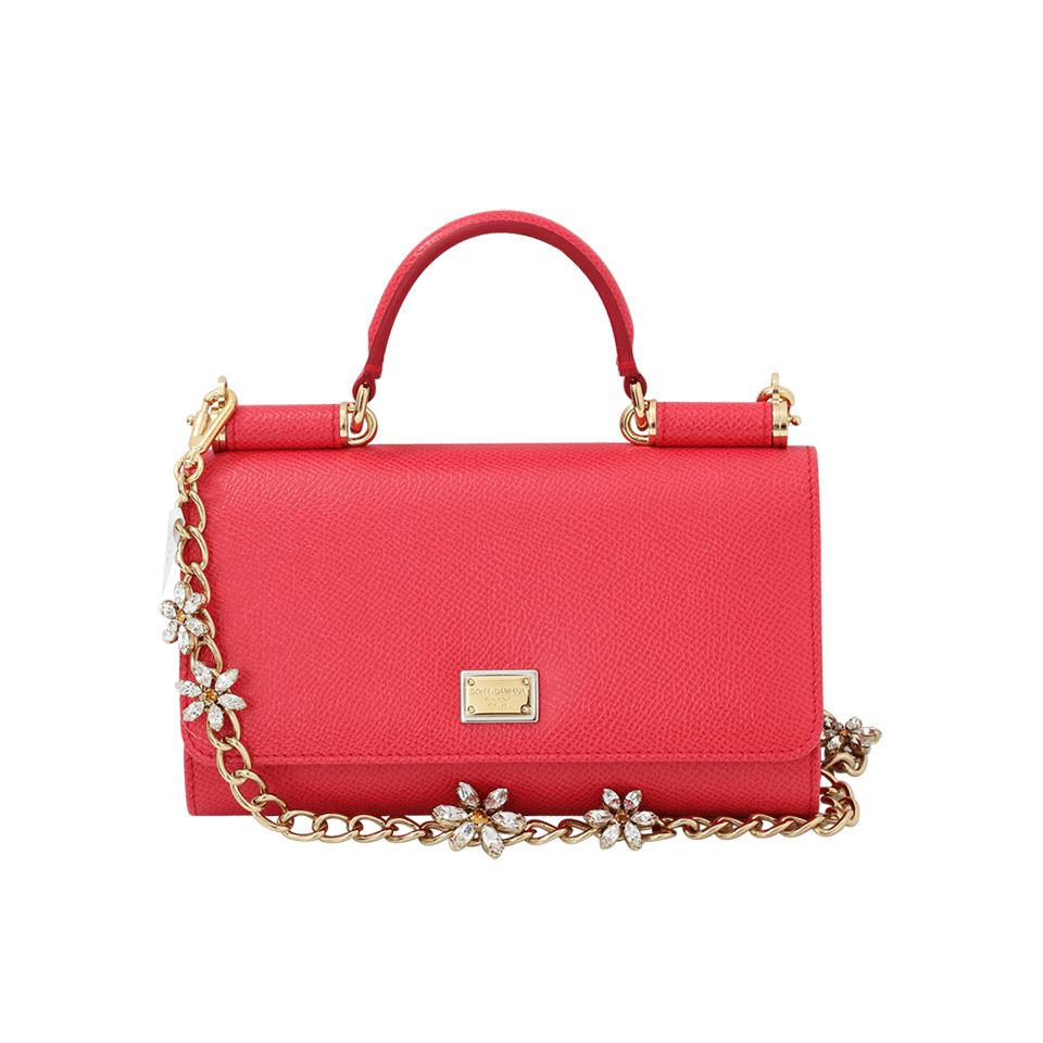 DOLCE & GABBANA-Sicily Von Crystal Belt And Wallet-IBISCUS