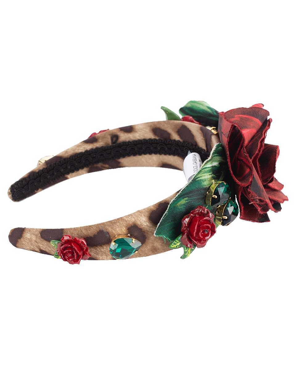DOLCE & GABBANA-Floral Headband-MULTI